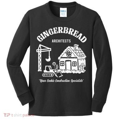 Gingerbread Architects Kids Long Sleeve Shirt