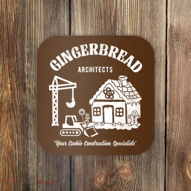 Gingerbread Architects Coaster