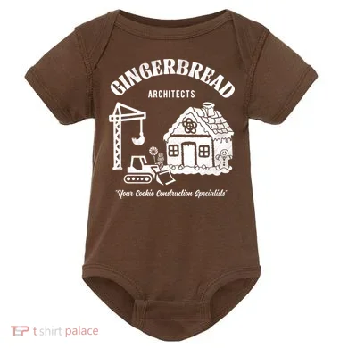 Gingerbread Architects Baby Bodysuit