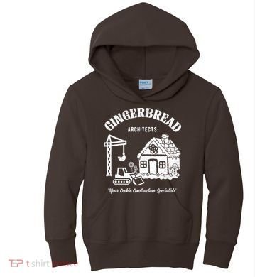 Gingerbread Architects Kids Hoodie