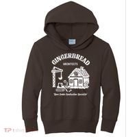 Gingerbread Architects Kids Hoodie thumb 0