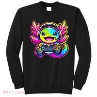 Gamesolotl Axolotl Gamer Cute Anime Kawaii Sweatshirt thumb 0