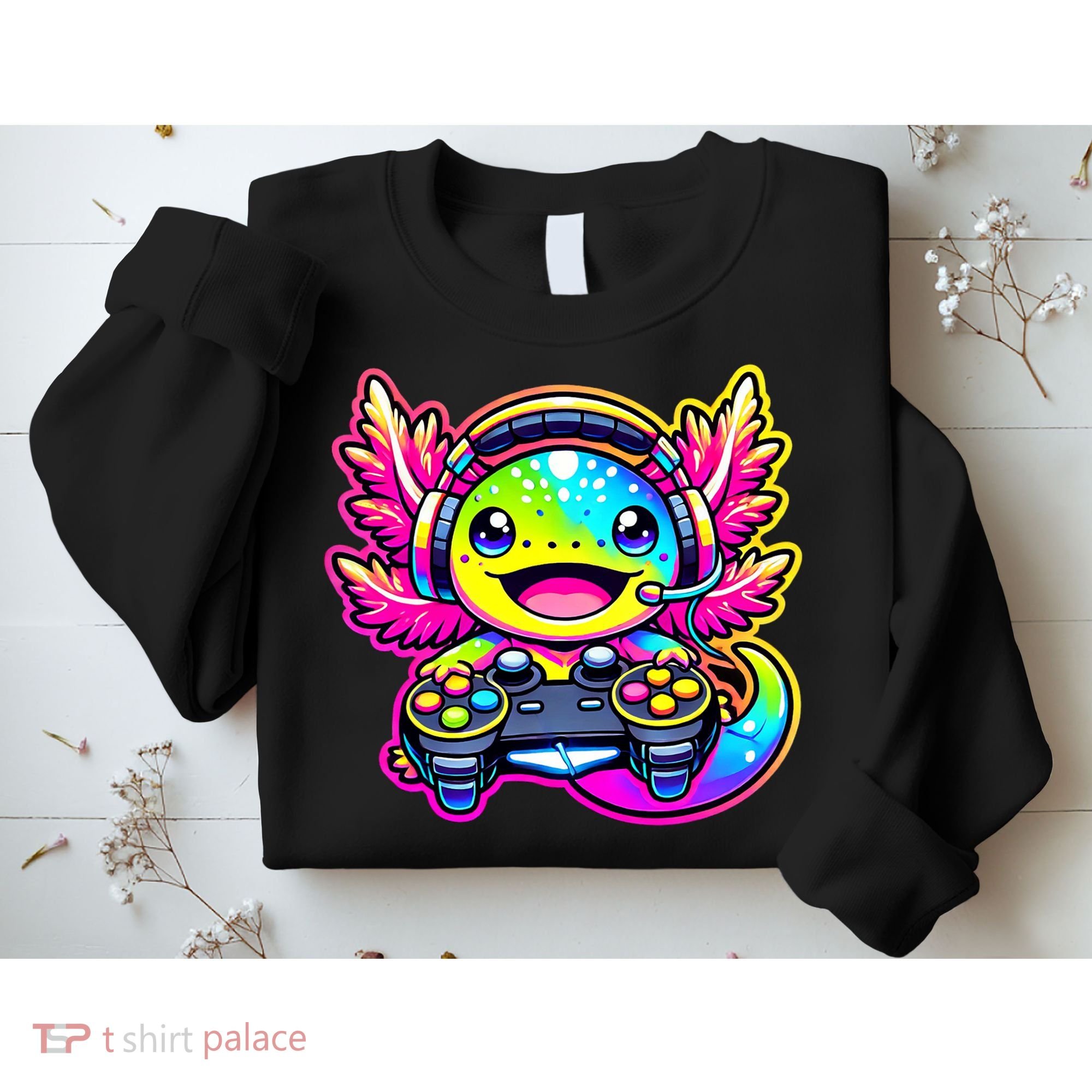 Gamesolotl Axolotl Gamer Cute Anime Kawaii Sweatshirt