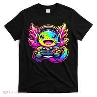 Gamesolotl Axolotl Gamer Cute Anime Kawaii T-Shirt thumb 0