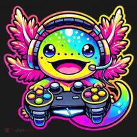 Gamesolotl Axolotl Gamer Cute Anime Kawaii Women's Tank Top thumb 5