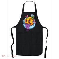 Goblincore Aesthetic Grunge Fungi Mushroom Skull Apron thumb 0