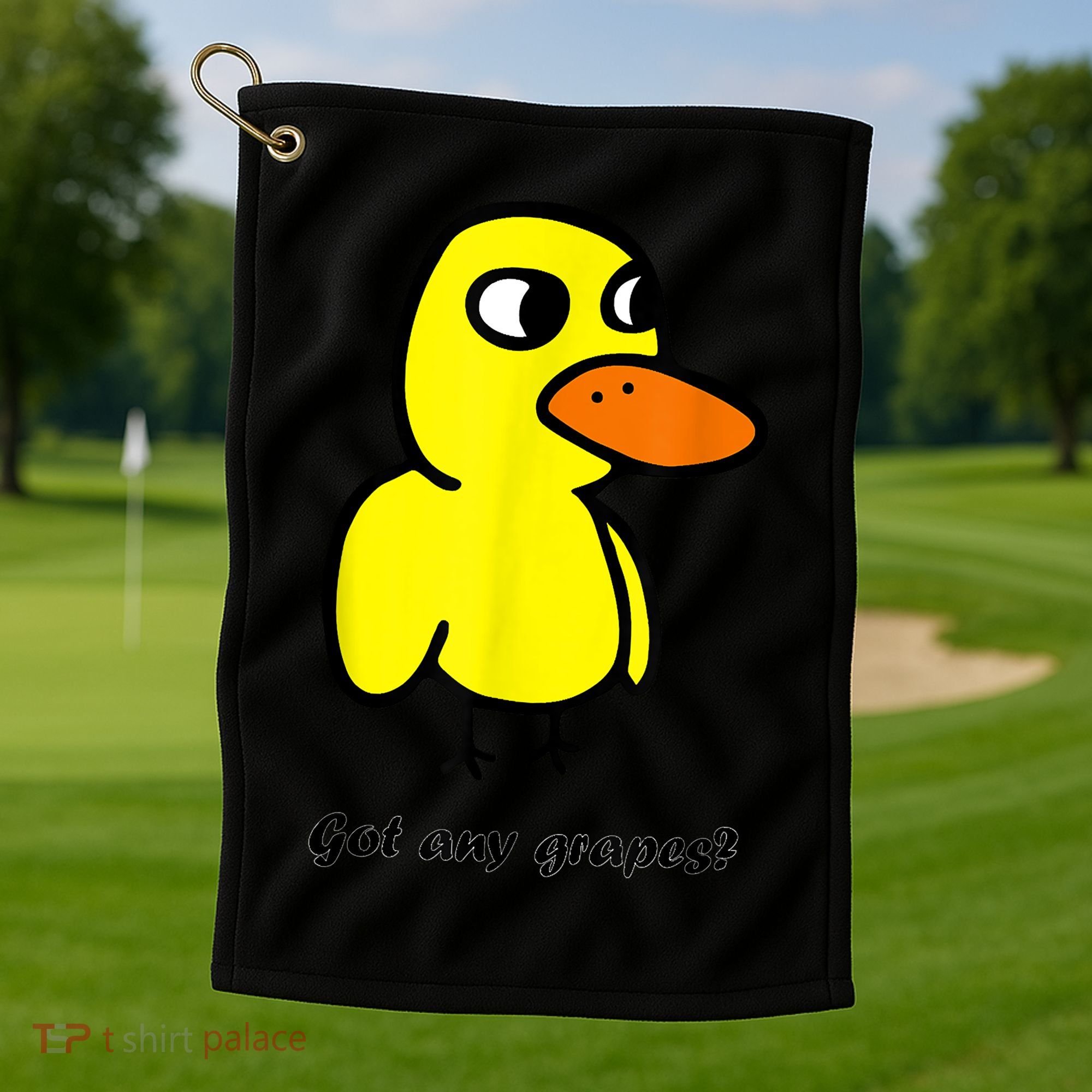 Got Any Grapes Golf Towel