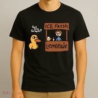 Got Any Grapes The Duck Song Funny Duck T-Shirt thumb 3