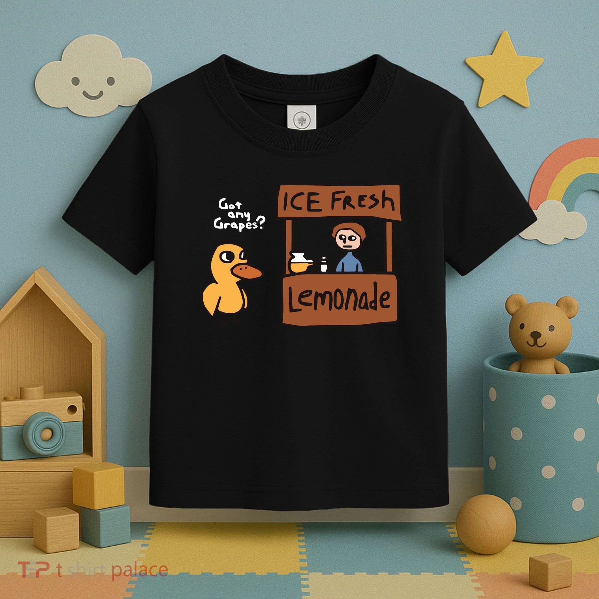 Got Any Grapes The Duck Song Funny Duck Toddler T-Shirt