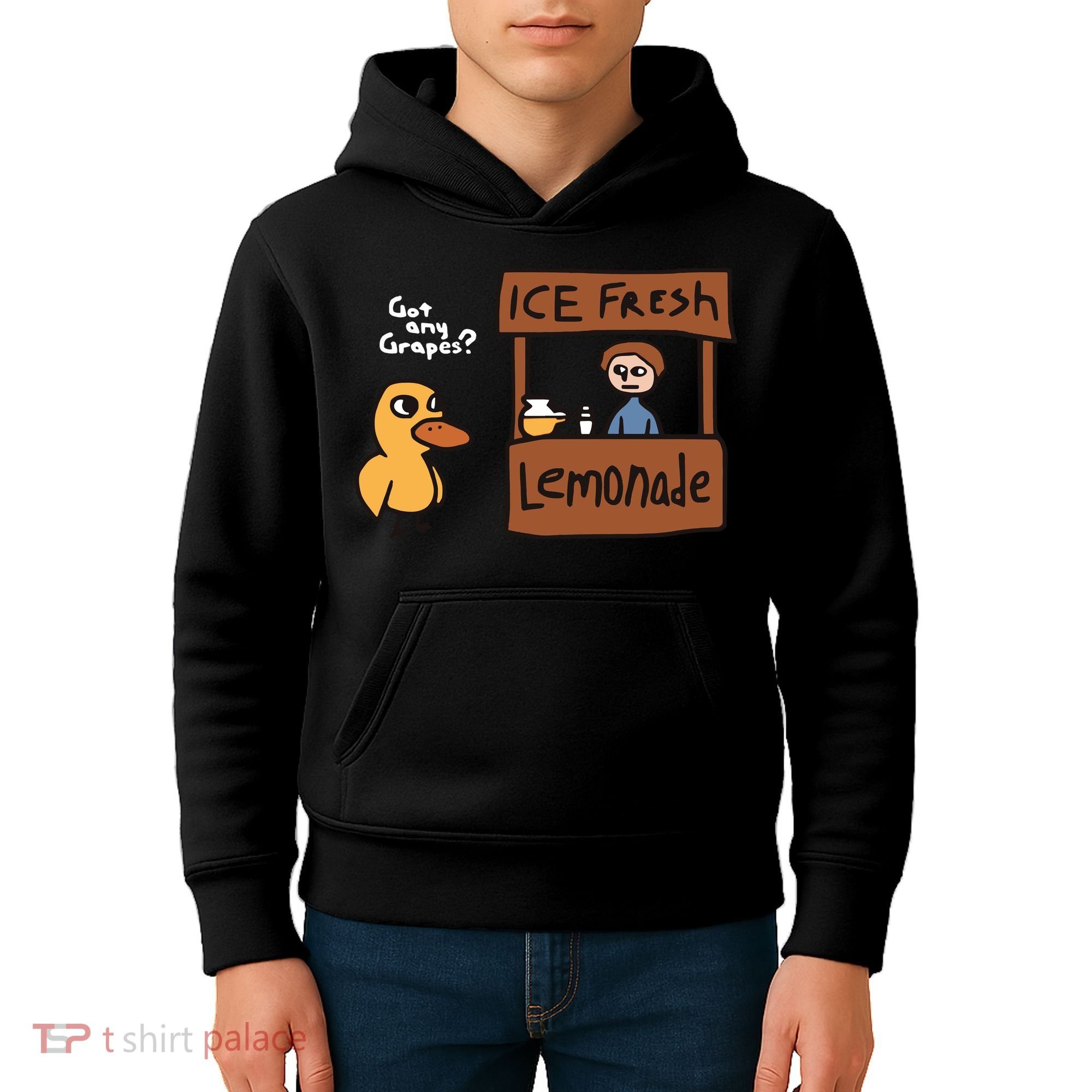 Got Any Grapes The Duck Song Funny Duck Kids Hoodie