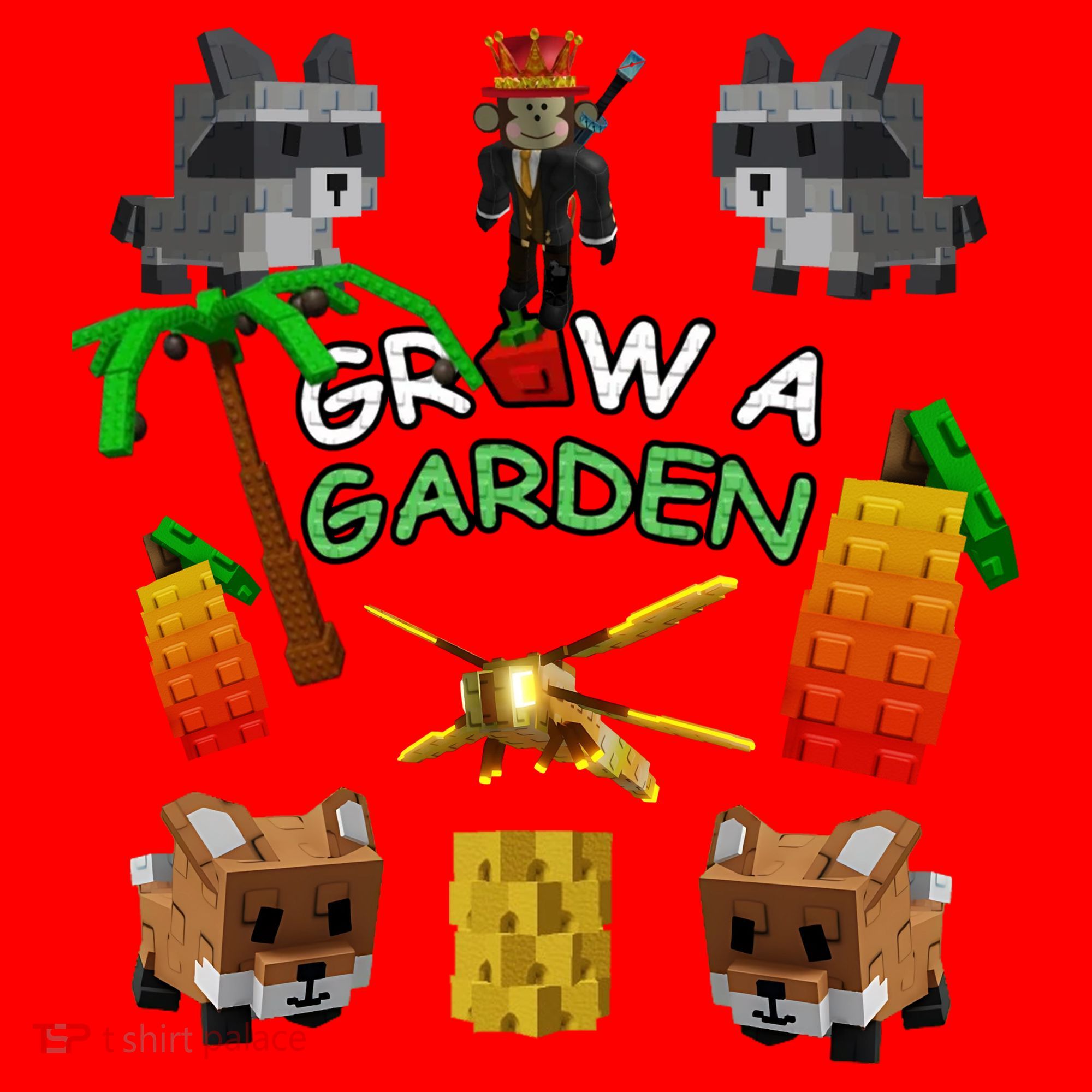 Grow A Garden Game Merch Gamer Gaming Funny Santa Hat