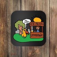 Got Any Grapes Ice Fresh Lemonade Funny Duck Coaster thumb 0