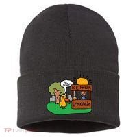 Got Any Grapes Ice Fresh Lemonade Funny Duck Sustainable Knit Beanie thumb 0