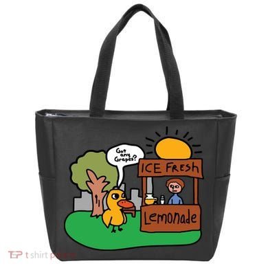 Got Any Grapes Ice Fresh Lemonade Funny Duck Tote Bag