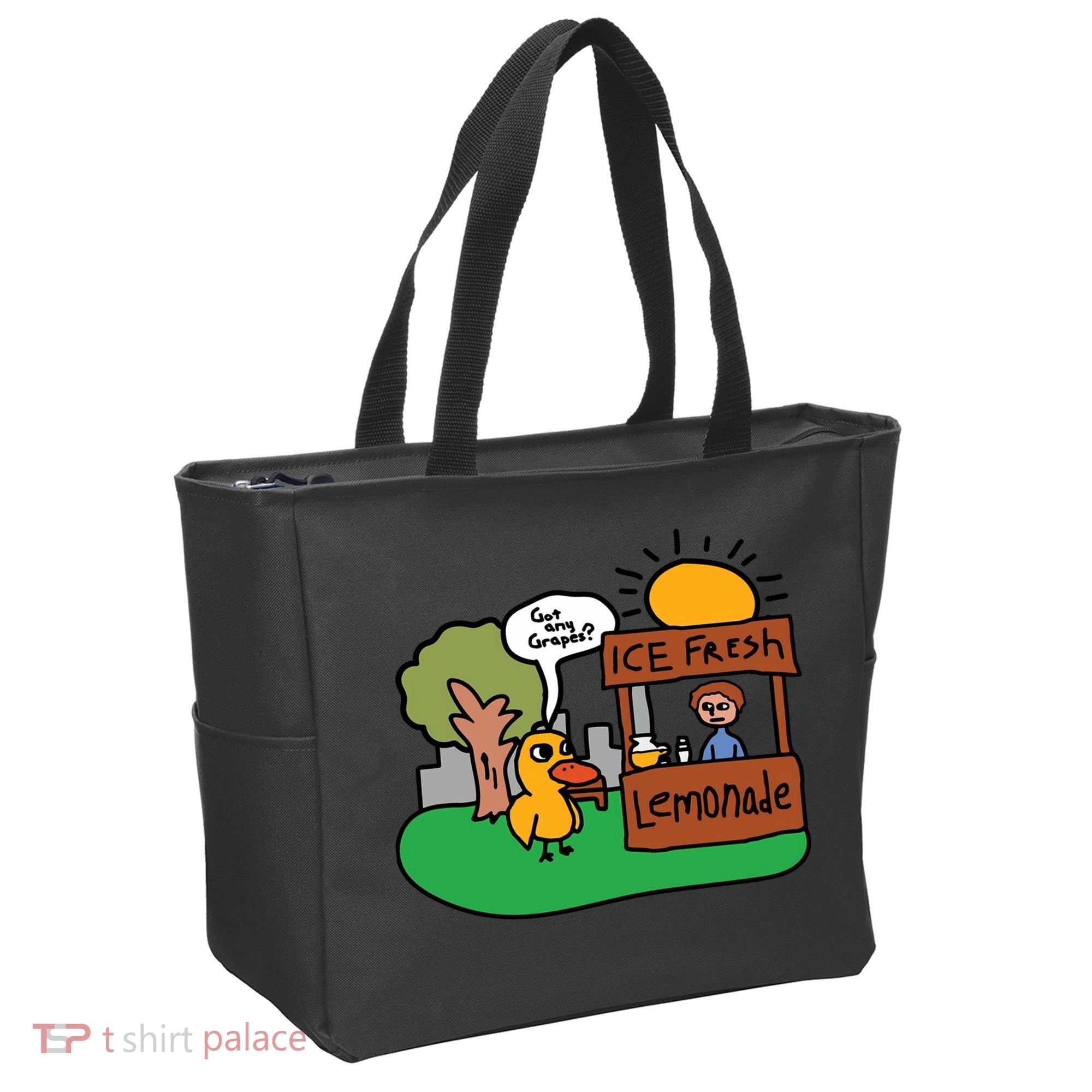 Got Any Grapes Ice Fresh Lemonade Funny Duck Tote Bag