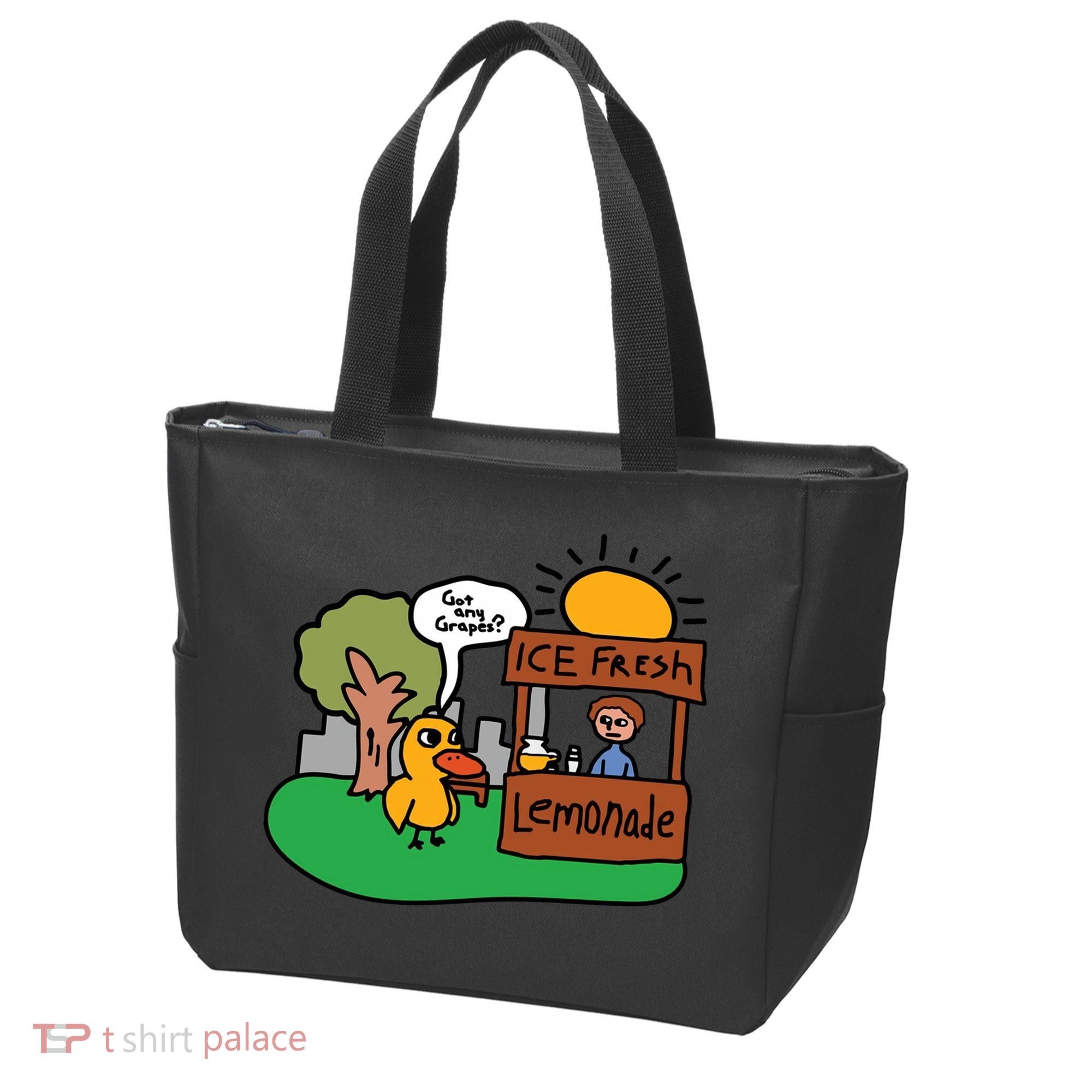 Got Any Grapes Ice Fresh Lemonade Funny Duck Tote Bag