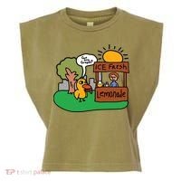 Got Any Grapes Ice Fresh Lemonade Funny Duck Garment-Dyed Women's Muscle Tee thumb 0
