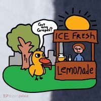 Got Any Grapes Ice Fresh Lemonade Funny Duck Sport-Tek Competitor United Soccer Jersey thumb 4