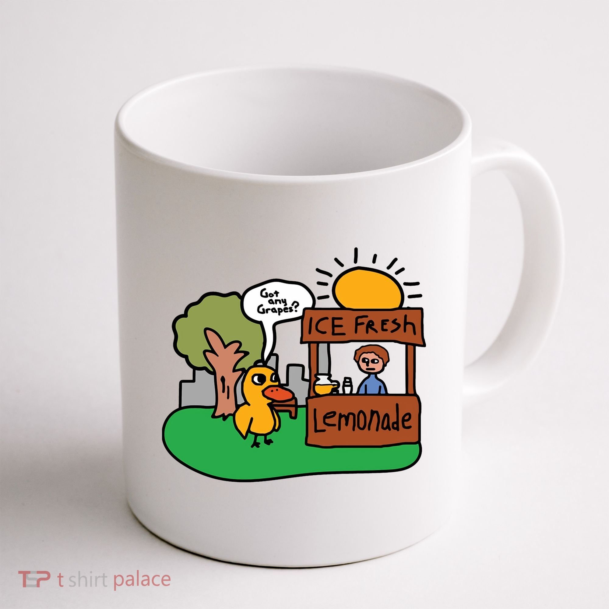 Got Any Grapes Ice Fresh Lemonade Funny Duck Coffee Mug