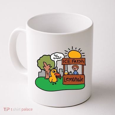 Got Any Grapes Ice Fresh Lemonade Funny Duck Coffee Mug