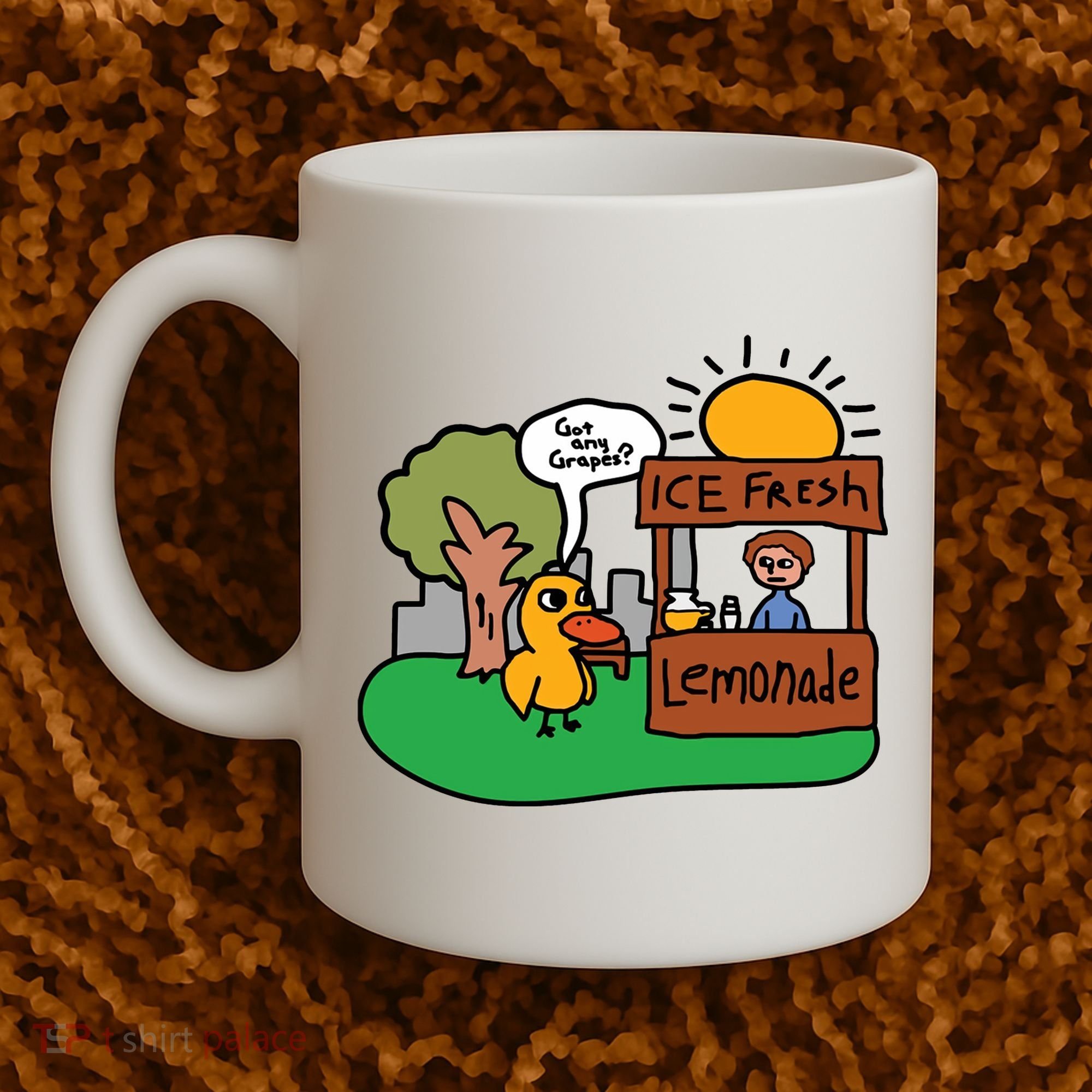 Got Any Grapes Ice Fresh Lemonade Funny Duck Coffee Mug