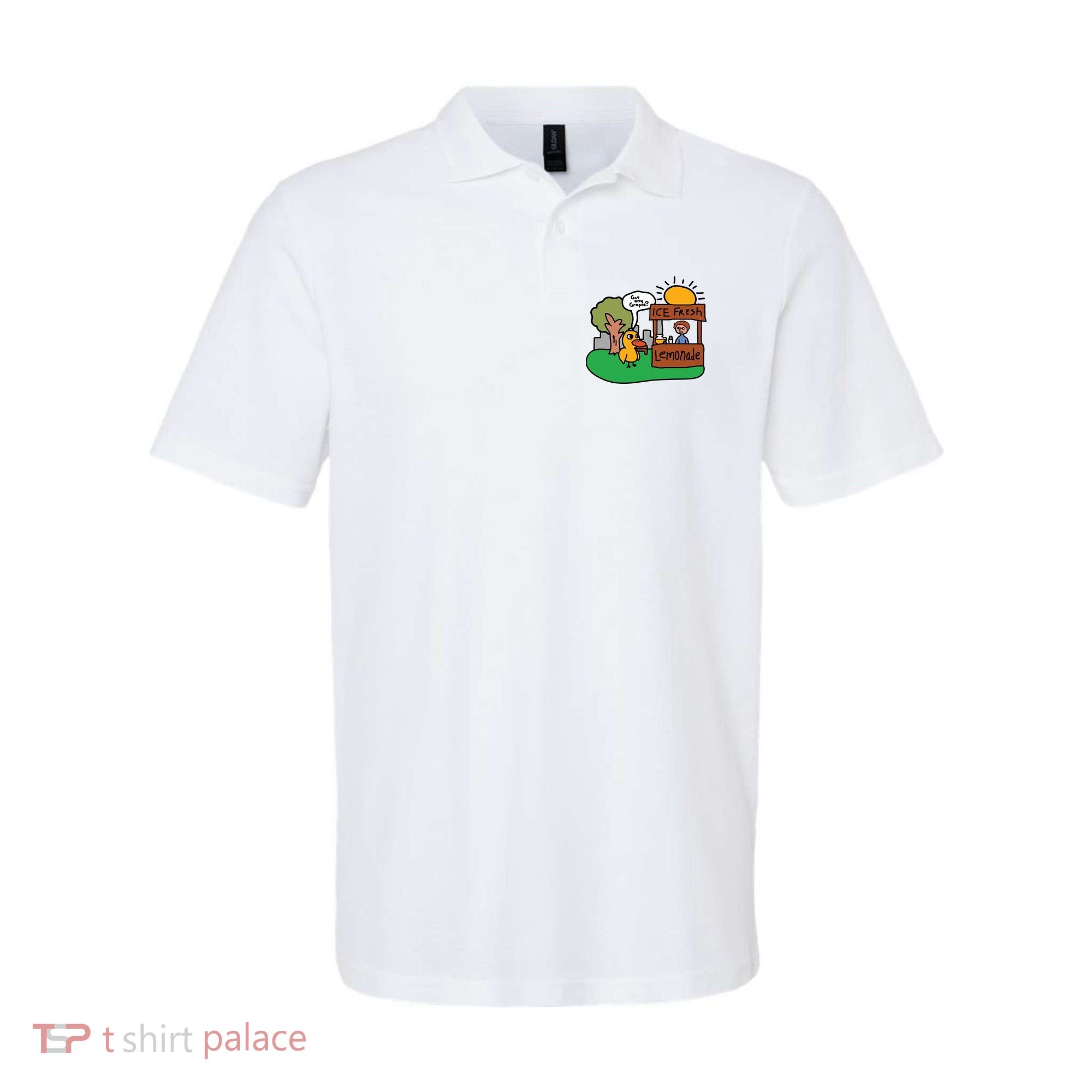 Got Any Grapes Ice Fresh Lemonade Funny Duck Polo