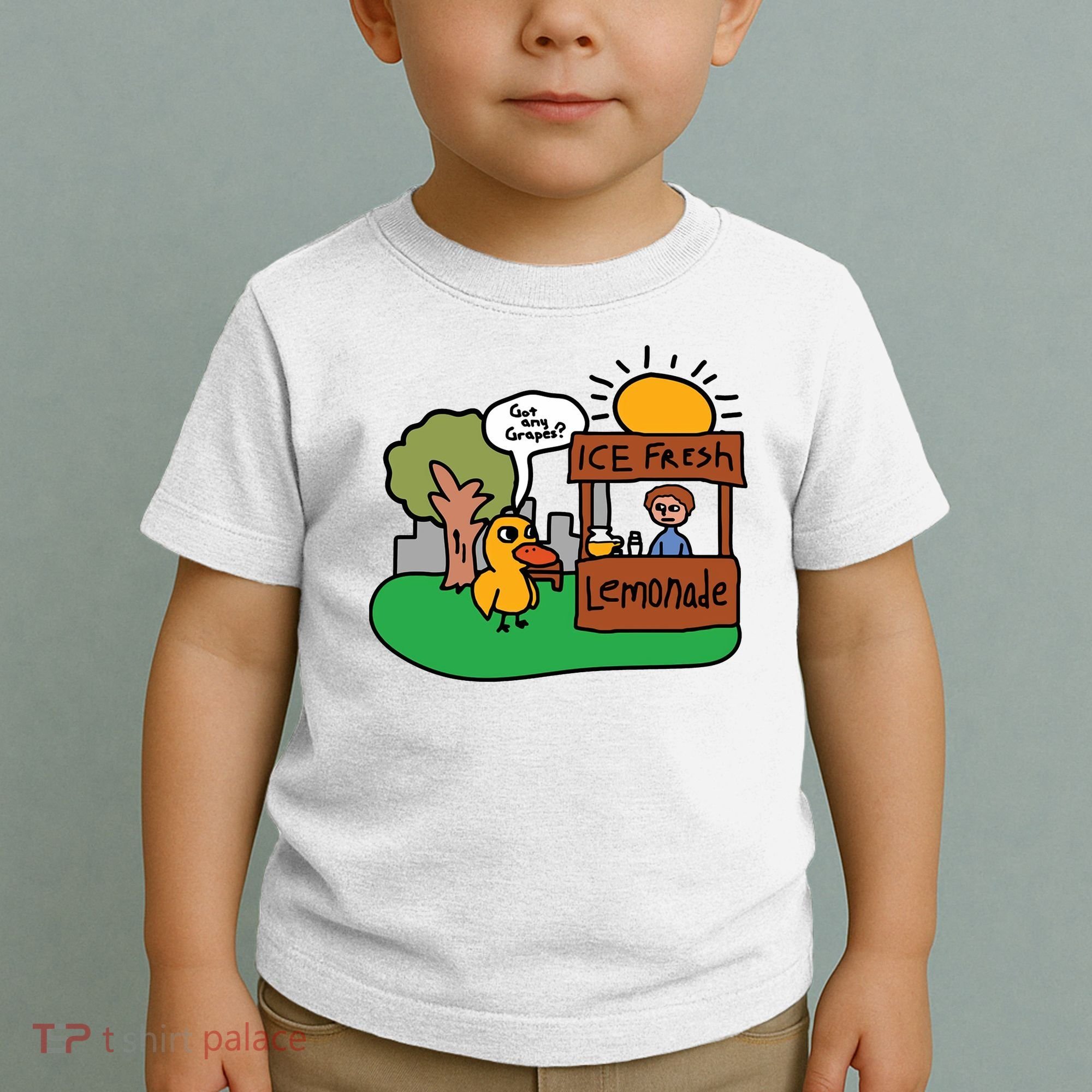 Got Any Grapes Ice Fresh Lemonade Funny Duck Toddler T-Shirt