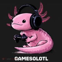 Gamer Axolotl Gamesolotl Fish Gaming Video Gamer Women's Hoodie thumb 2