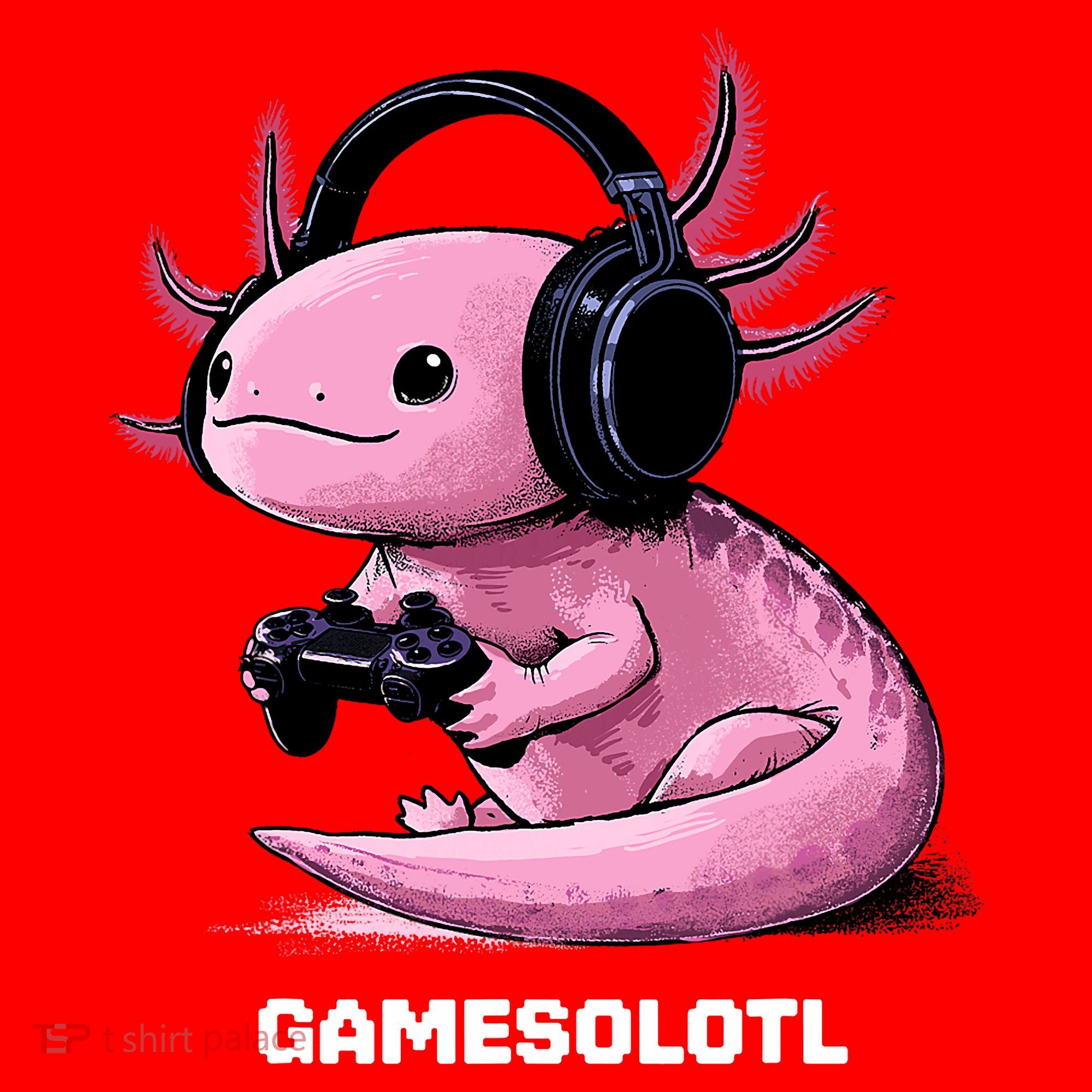 Gamer Axolotl Gamesolotl Fish Gaming Video Gamer Santa Hat