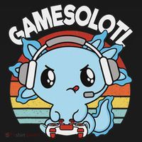 Gamesolotl Axolotl Gamer Gaming Women Boy Long Sleeve Shirt thumb 2