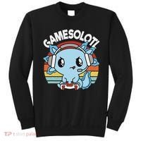 Gamesolotl Axolotl Gamer Gaming Women Boy Sweatshirt thumb 0