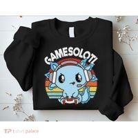 Gamesolotl Axolotl Gamer Gaming Women Boy Sweatshirt thumb 2
