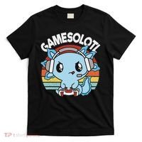 Gamesolotl Axolotl Gamer Gaming Women Boy T-Shirt thumb 0
