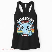 Gamesolotl Axolotl Gamer Gaming Women Boy Women's Tank Top thumb 0