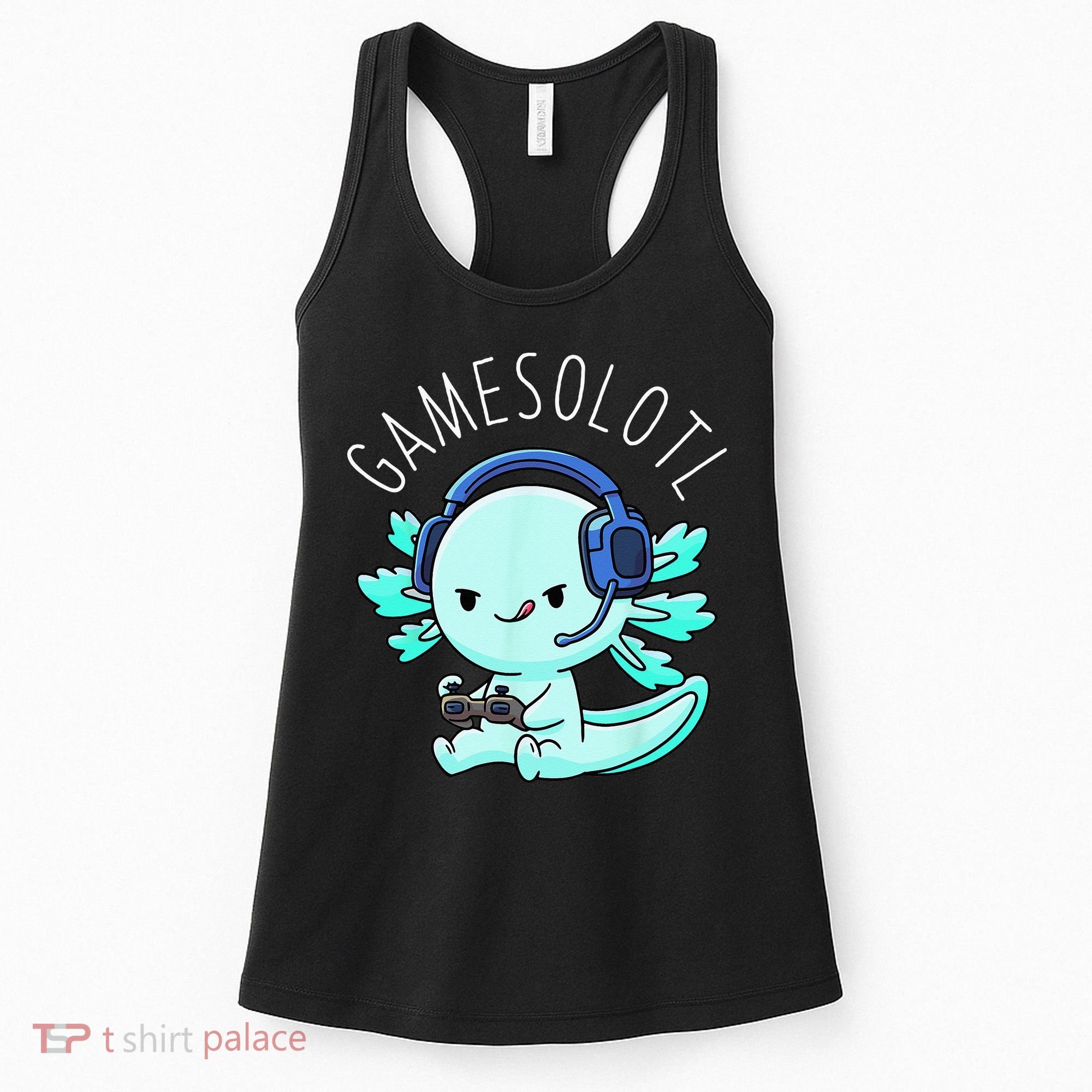 Gamesolotl Axolotl Gamer Anime Gifts Kawaii Women's Tank Top