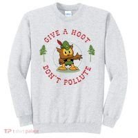 Give A Hoot Dont Pollute Cute Woodsy Owl Forest Keeper Sweatshirt thumb 0