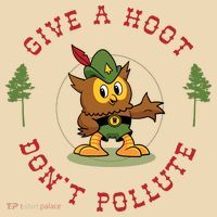 Give A Hoot Dont Pollute Cute Woodsy Owl Forest Keeper Tote Bag thumb 4