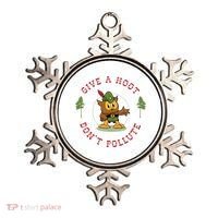 Give A Hoot Dont Pollute Cute Woodsy Owl Forest Keeper Ornament thumb 0