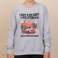 Got A Heart Like A Truck Country Women's Sweatshirt thumb 0