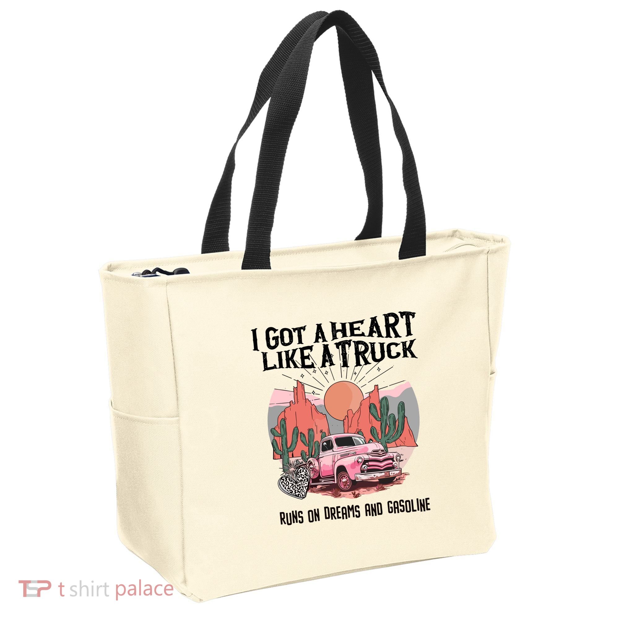 Got A Heart Like A Truck Country Tote Bag