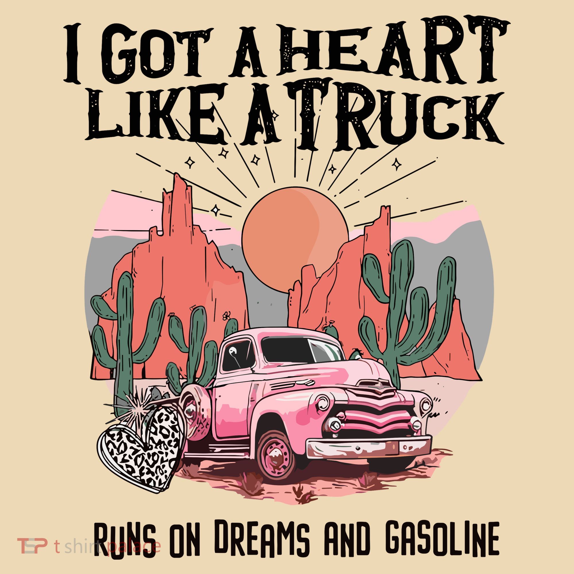 Got A Heart Like A Truck Country Tote Bag