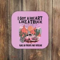 Got A Heart Like A Truck Country Coaster thumb 0