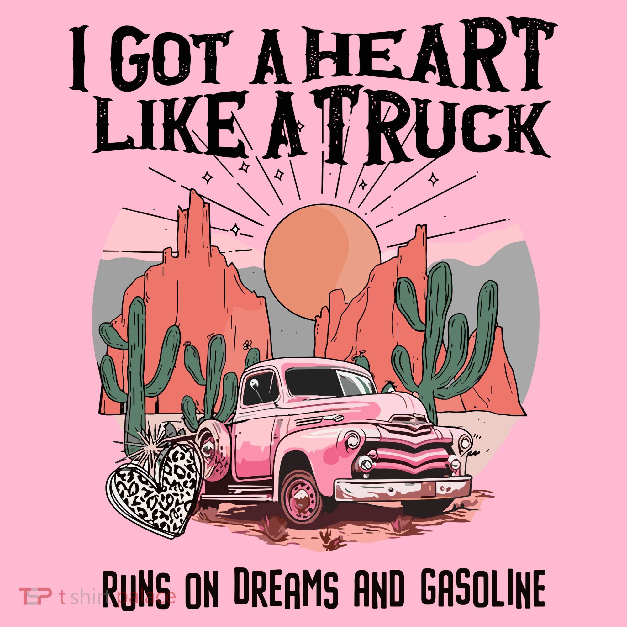 Got A Heart Like A Truck Country Coaster