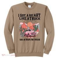 Got A Heart Like A Truck Country Sweatshirt thumb 0