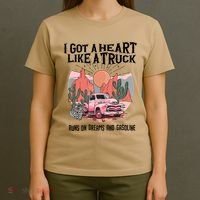 Got A Heart Like A Truck Country T-Shirt thumb 4