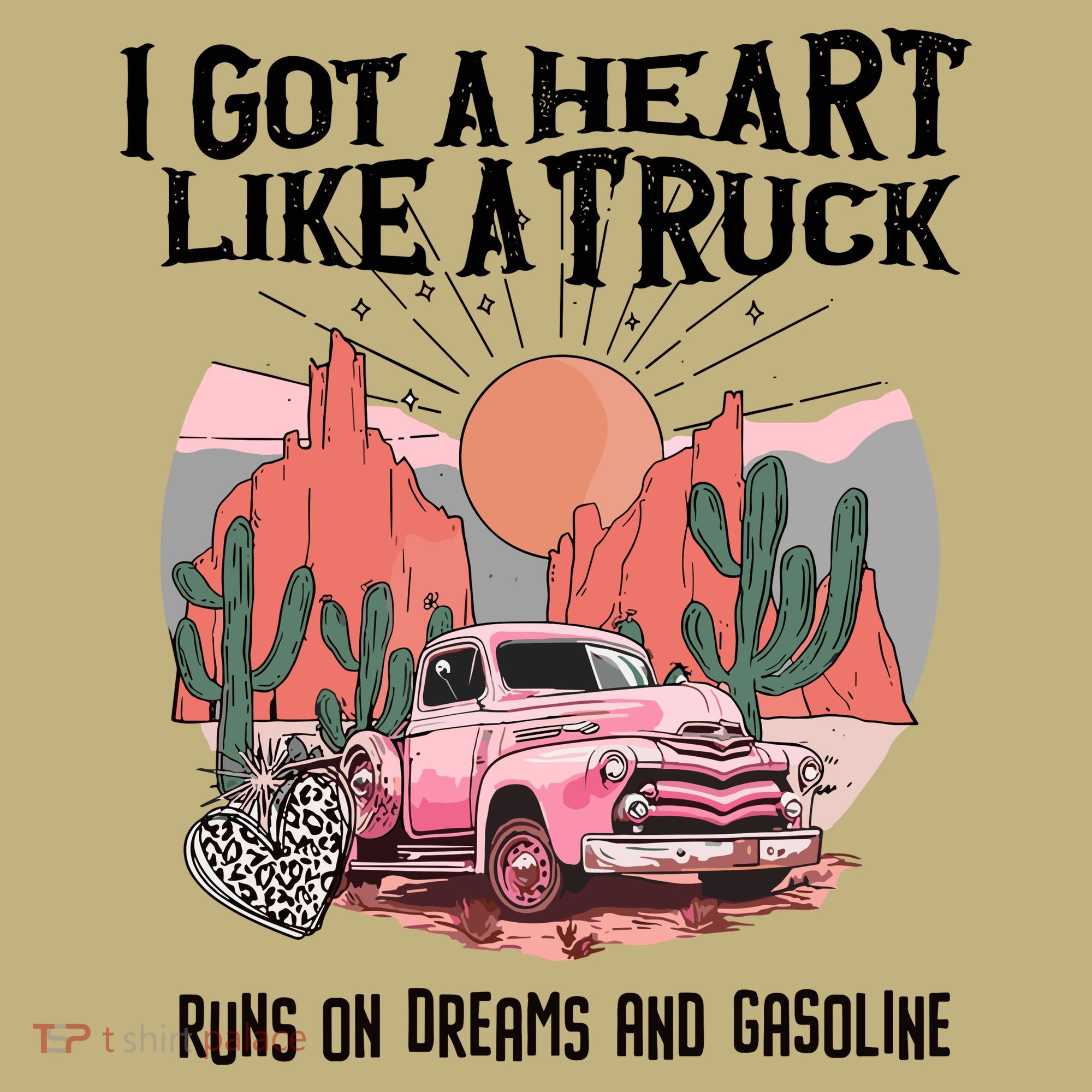 Got A Heart Like A Truck Country Polo