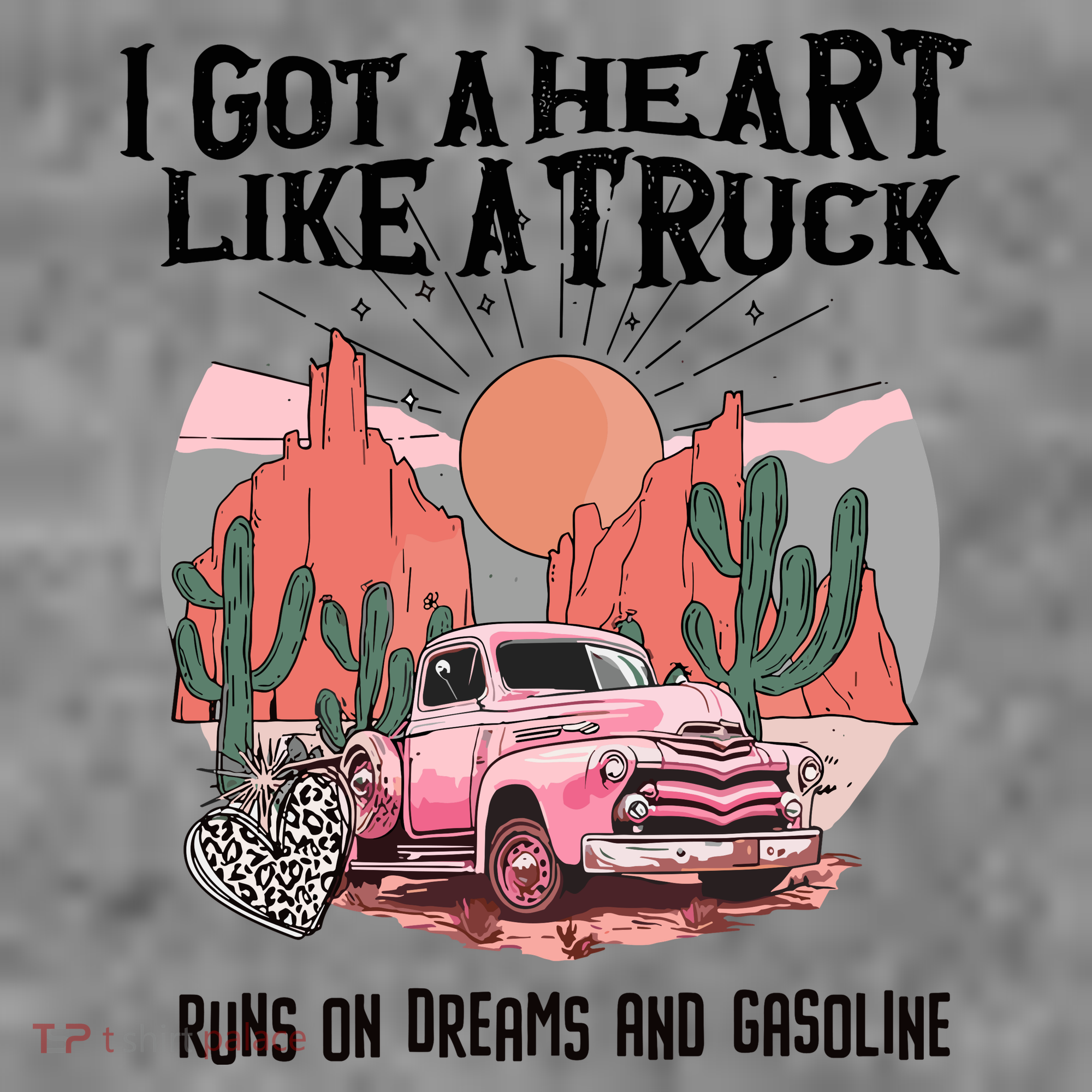 Got A Heart Like A Truck Country Toddler Hoodie