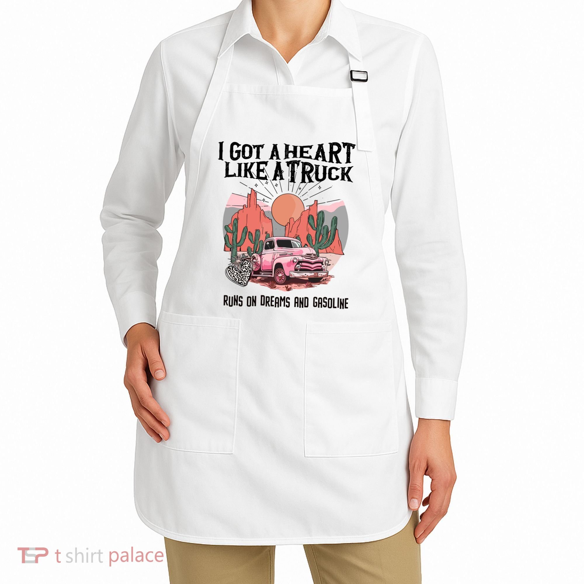 Got A Heart Like A Truck Country Apron