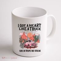 Got A Heart Like A Truck Country Coffee Mug thumb 1