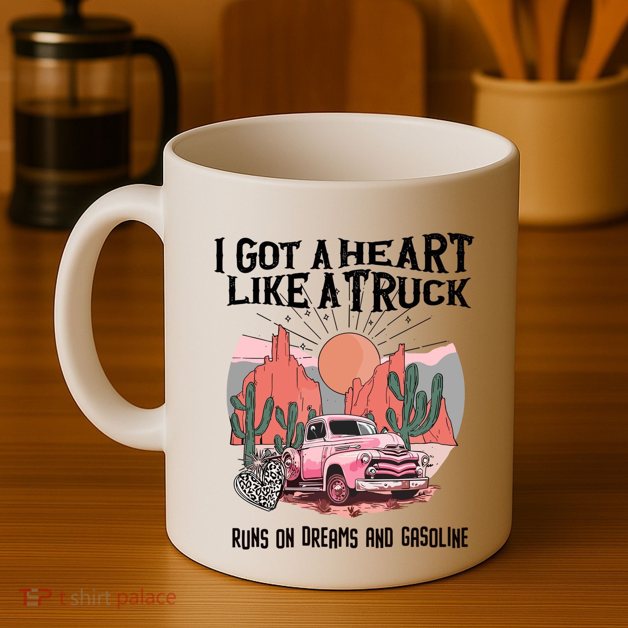 Got A Heart Like A Truck Country Coffee Mug